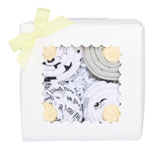 Baby Neutral Cupcake Set - Moon