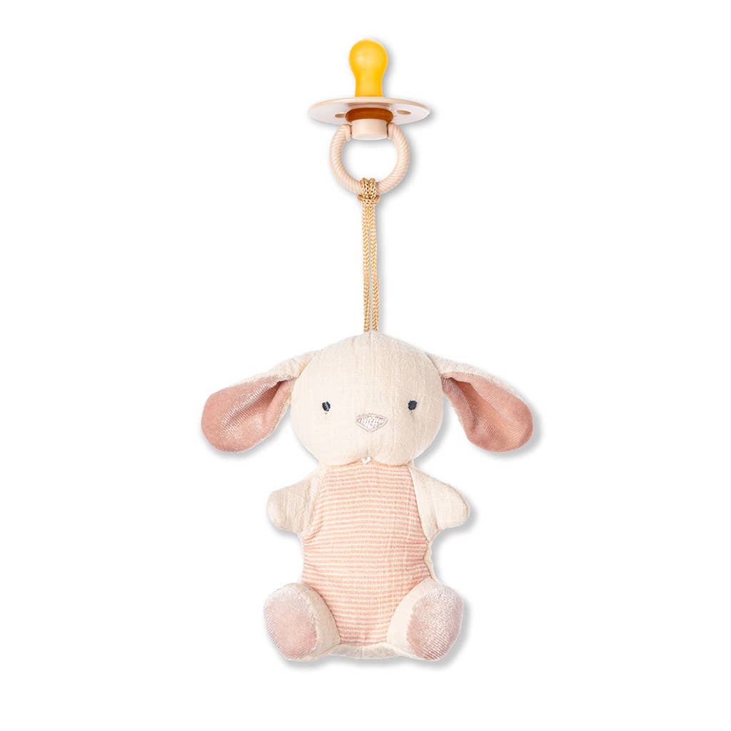 Bitzy Pal Pacifier & Plush: Bunny