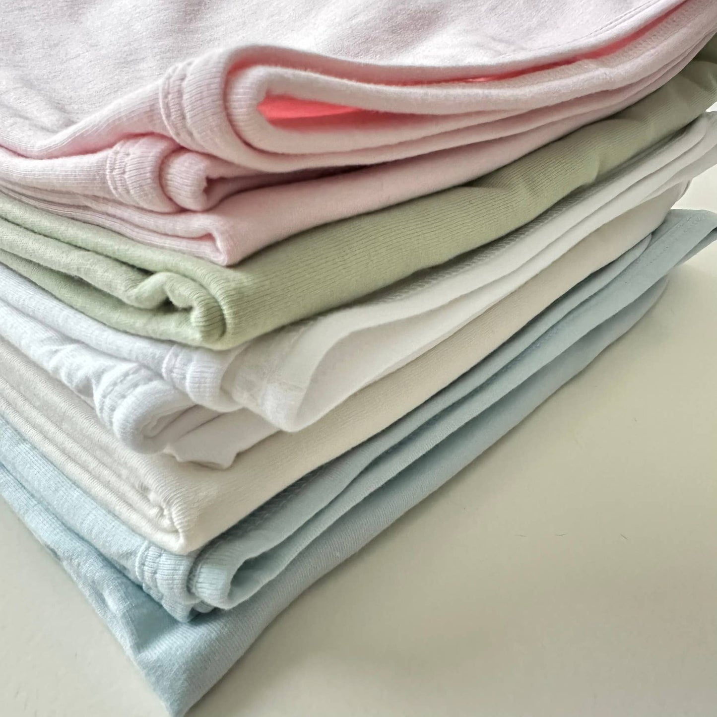 Organic Cotton Swaddle Baby Blanket: White