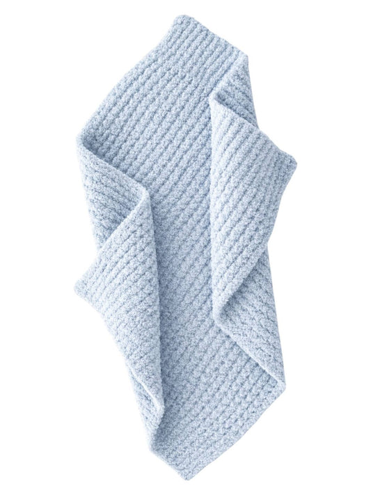 Waffle Mini Blanket, Baby Blue