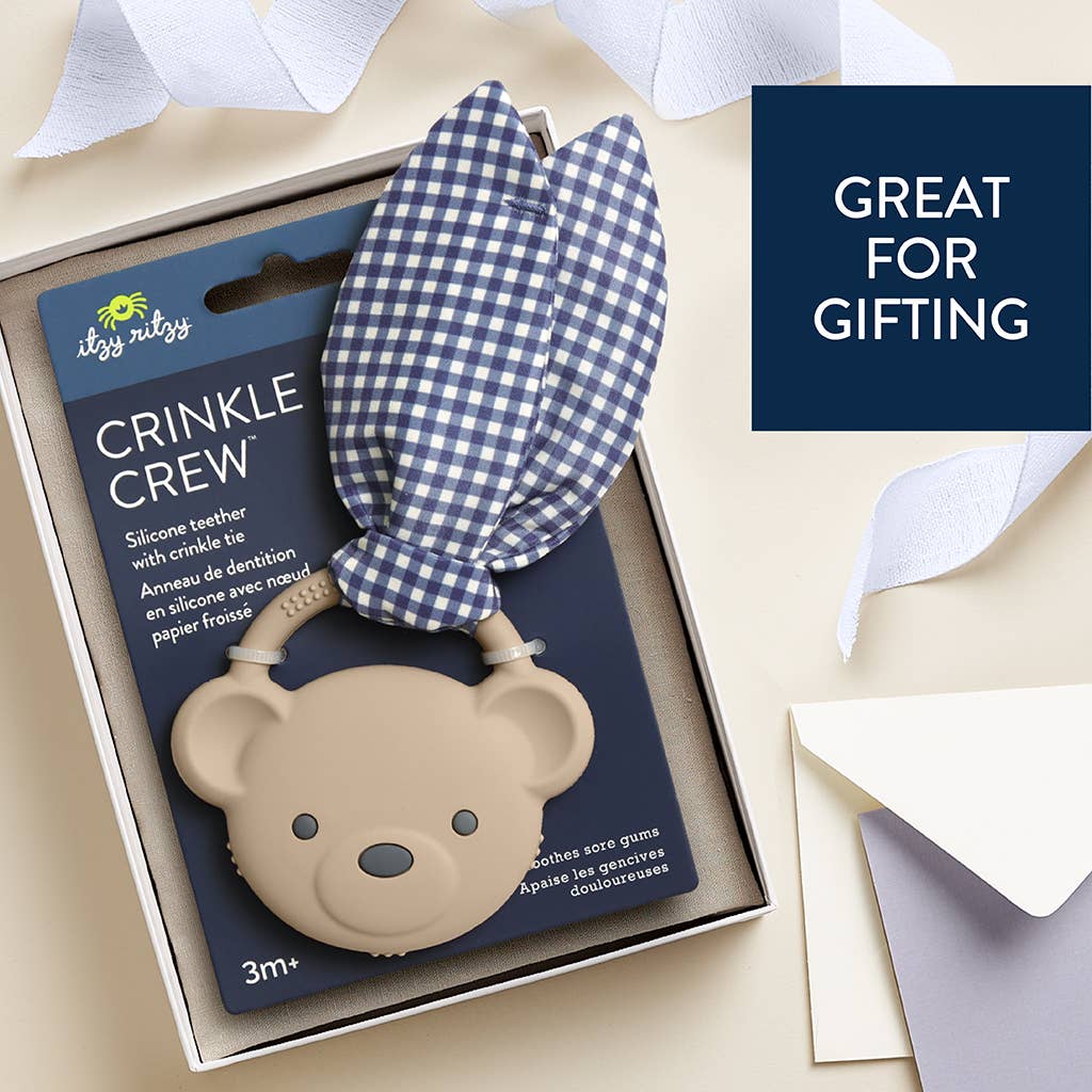 Crinkle Crew™ Taupe Bear