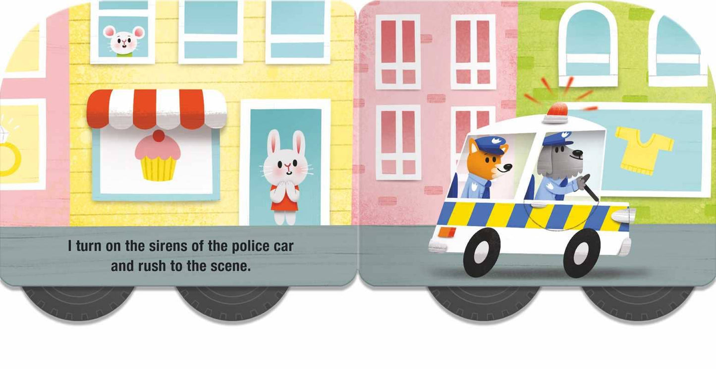 Speedy Wheels - Police Car Board Book