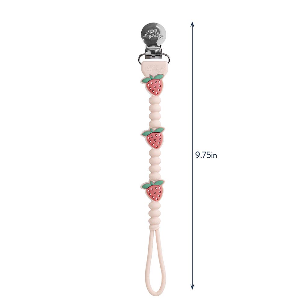 Strawberry Pacifier Clip