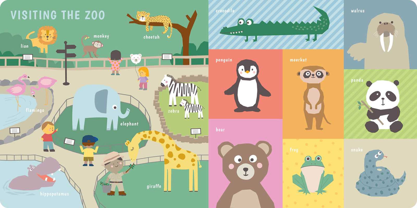 100 First Words Board Book