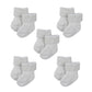baby blossom gray infant socks pack