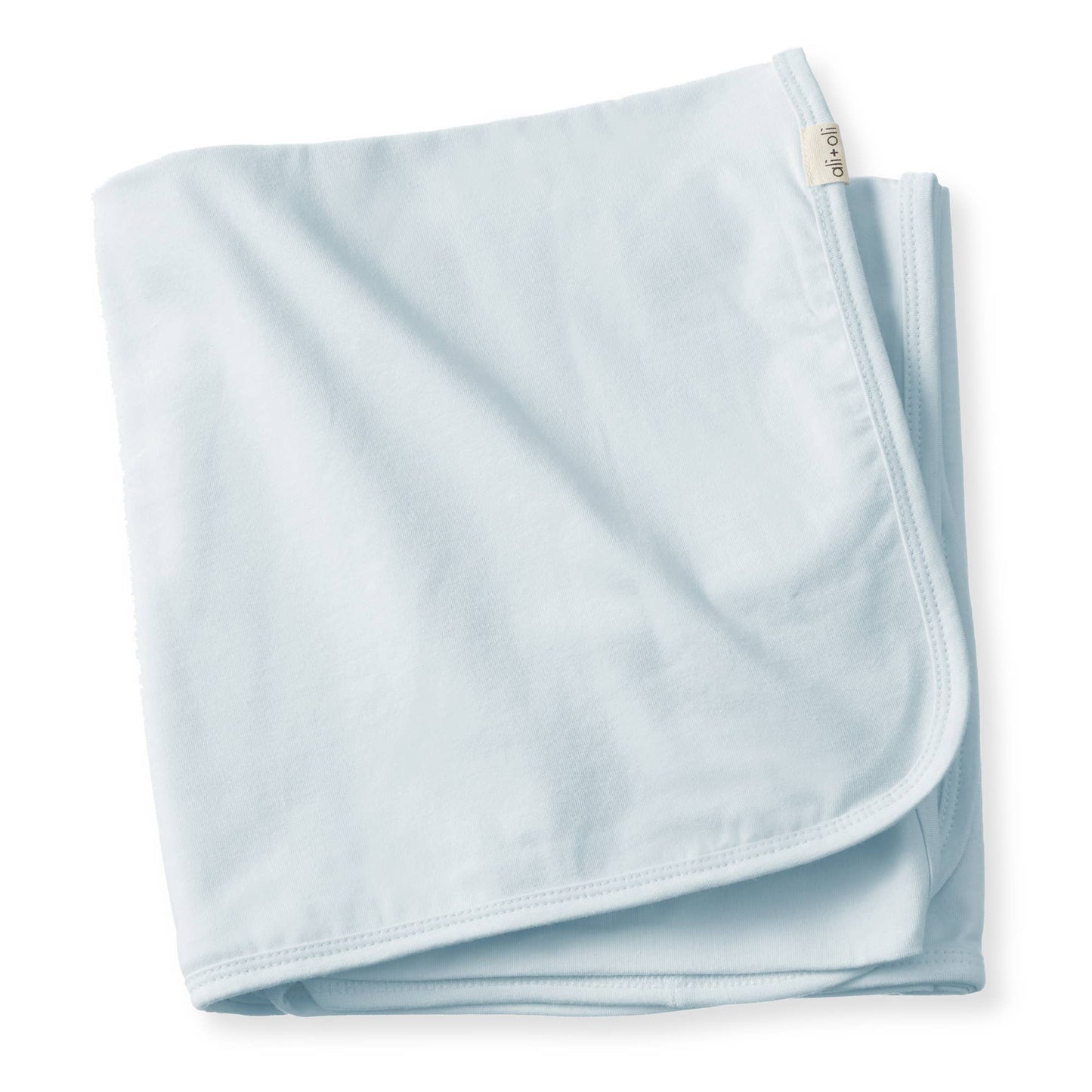 Organic Cotton Swaddle Baby Blanket: Blue