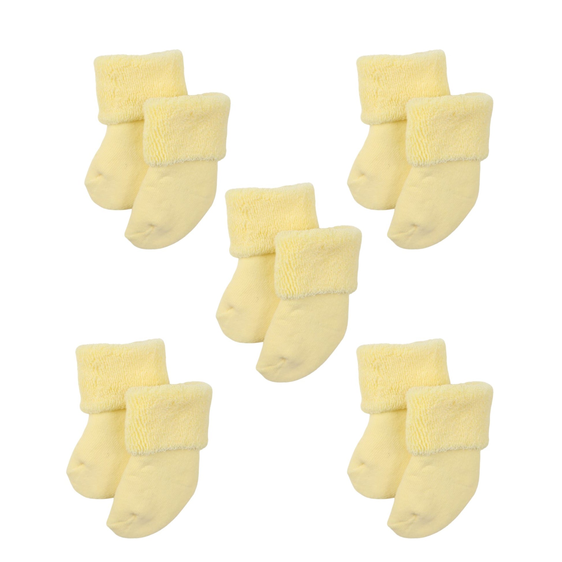 baby blossom yellow infant sock pack