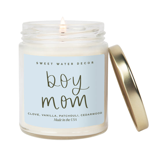 boy mom candle sweet water decor