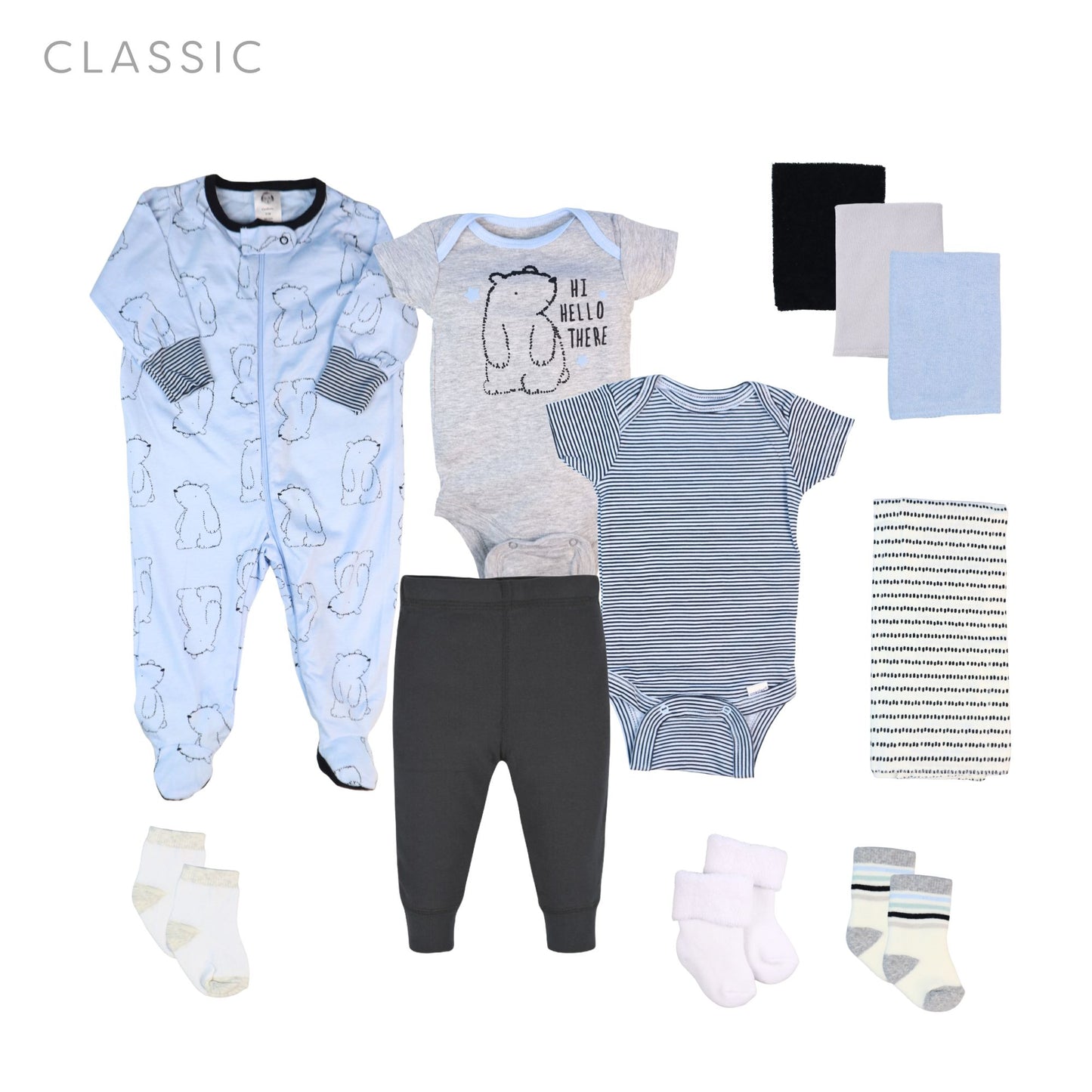 baby boy gift box clothing set classic