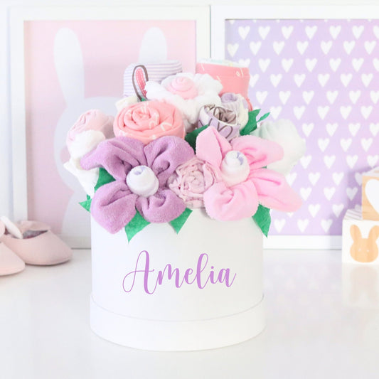 bunny ballerina gift box for baby girl