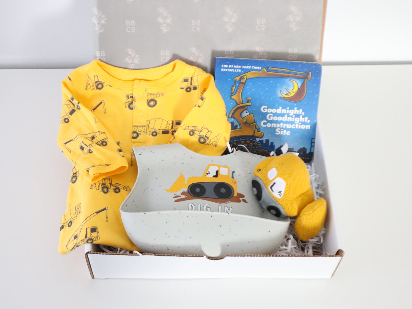 Construction Baby Gift Box