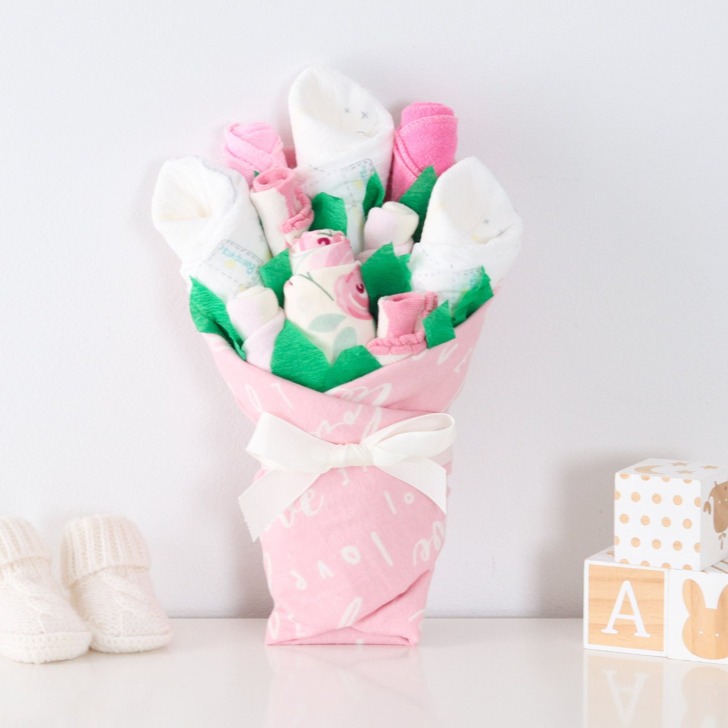 Rose Garden Baby Gift Bouquet Collection