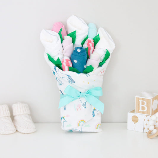 unicorn baby girl gift set