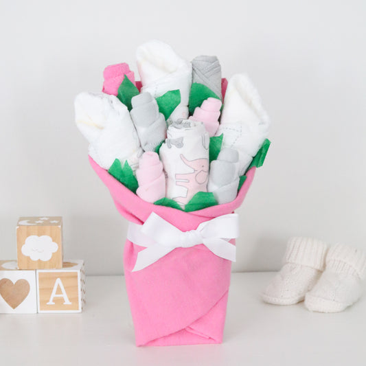 Pink Safari Baby Girl Gift Set