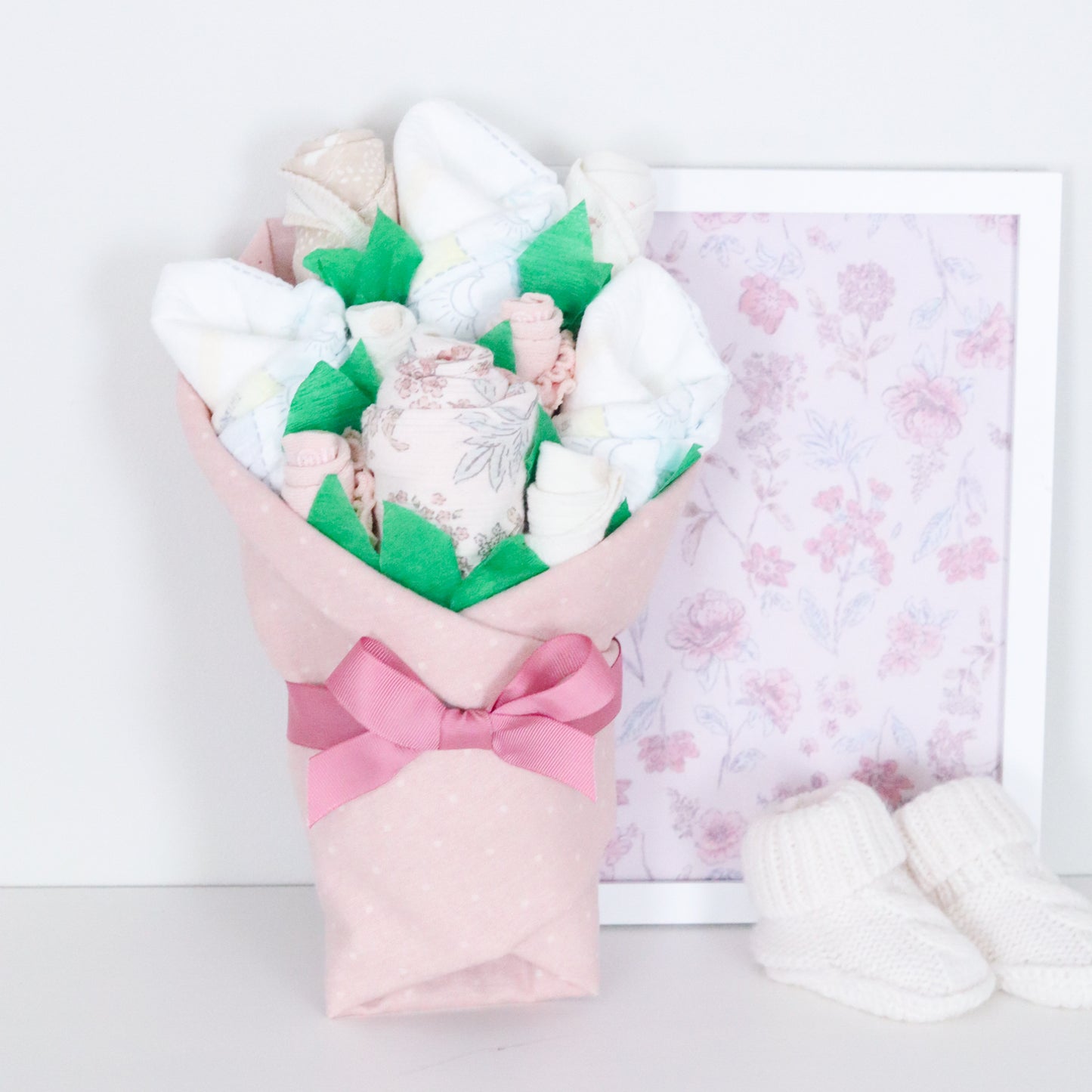 Heirloom Garden Baby Girl Gift Bouquets