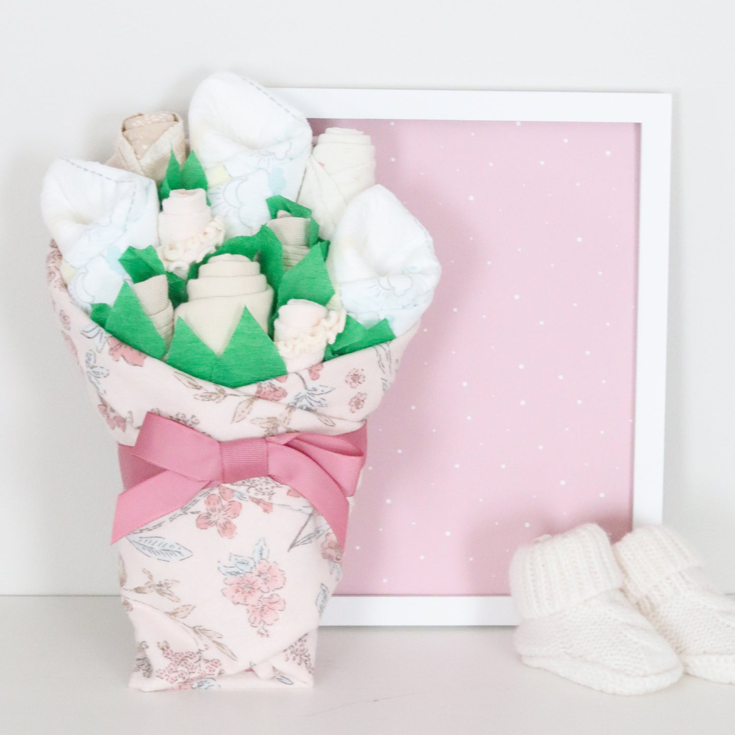 Heirloom Garden Baby Girl Gift Bouquets