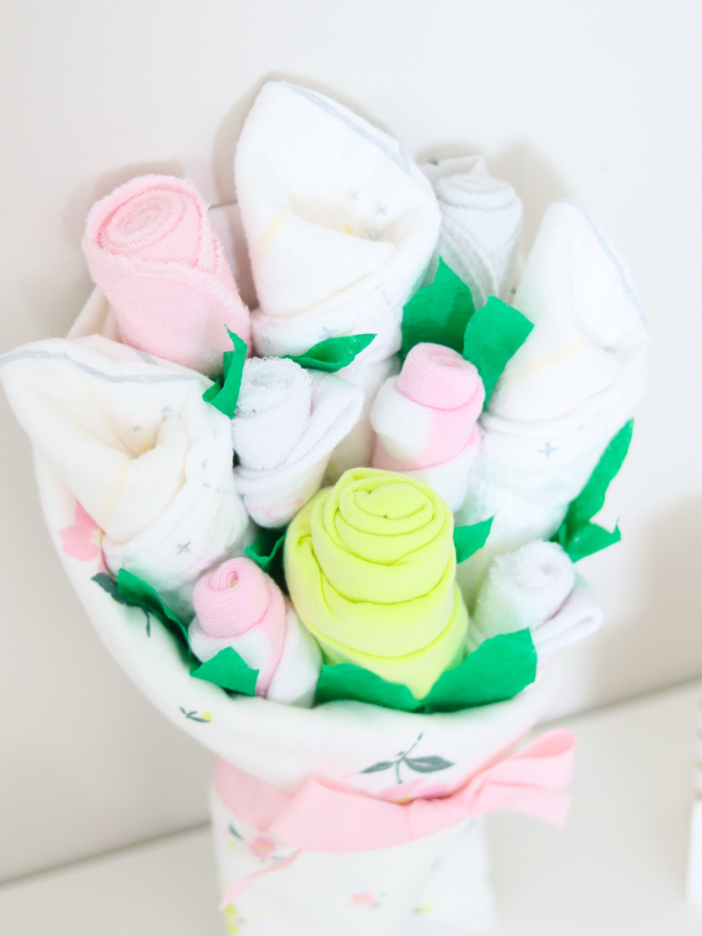 baby girl clothing bouquet gift set