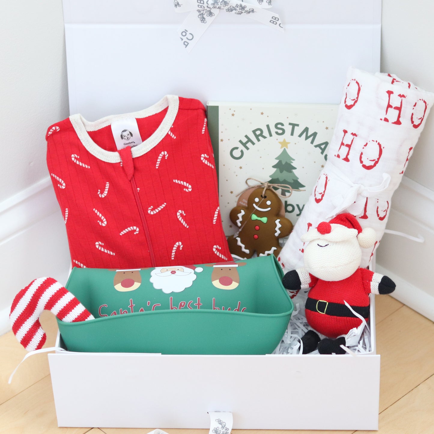 Baby's First Christmas Gift Box - Candy Cane