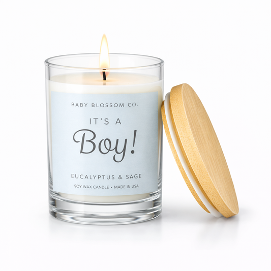 It's a Boy! Candle