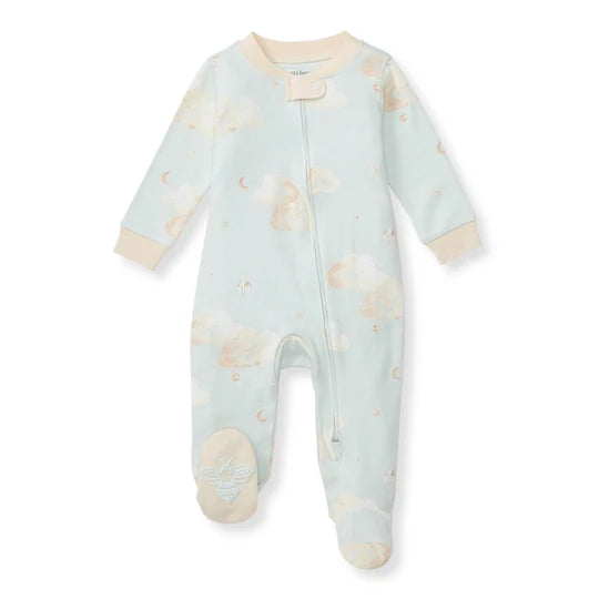 Good Night Sky Organic Cotton Sleep & Play - Ice
