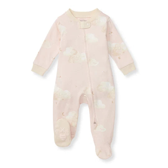 Good Night Sky Organic Cotton Sleep & Play - Ranunculous