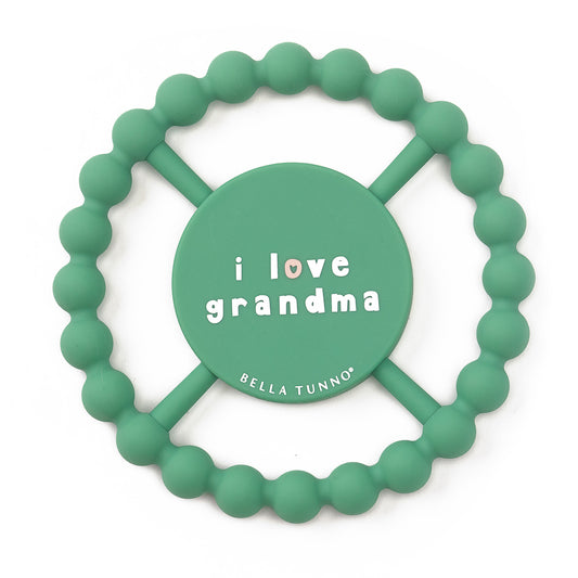 I Love Grandma Silicone Teether