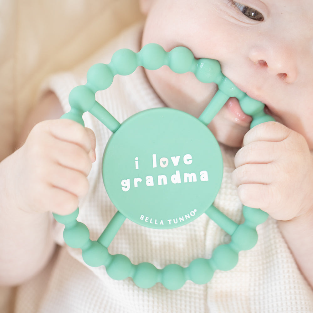 I Love Grandma Silicone Teether