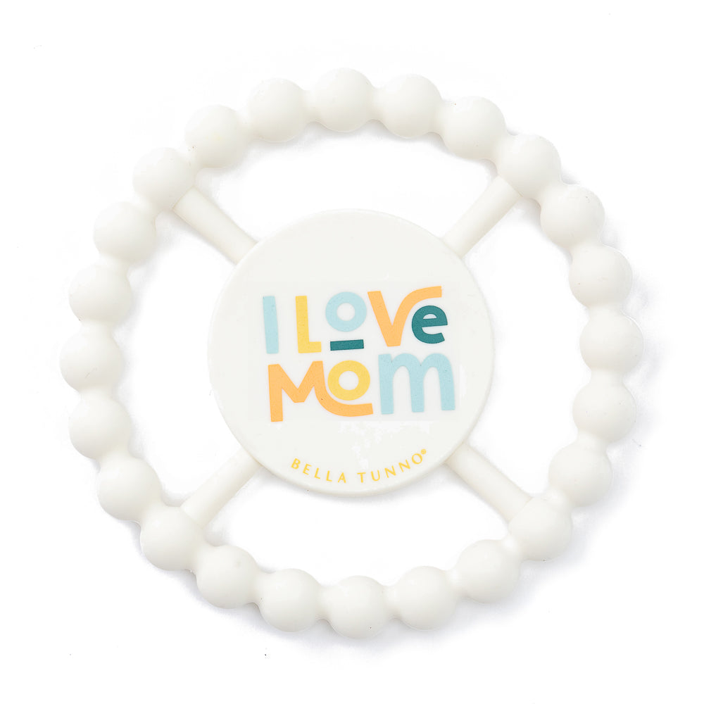 I Love Mom Silicone Teether