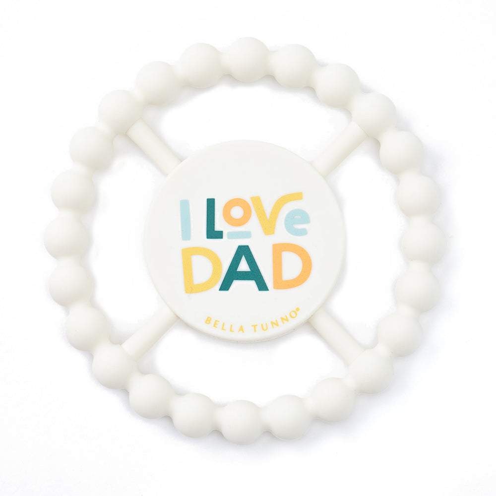 I Love Dad Silicone Teether