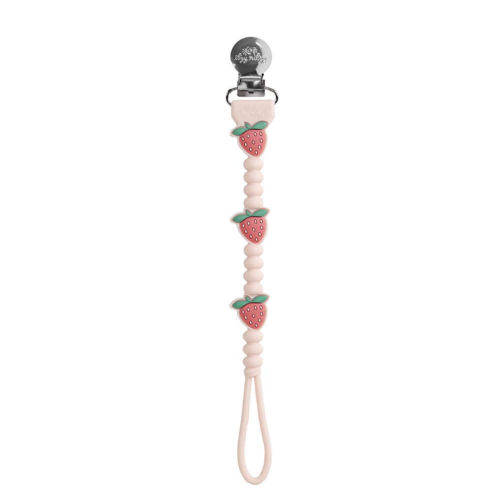 Strawberry Pacifier Clip