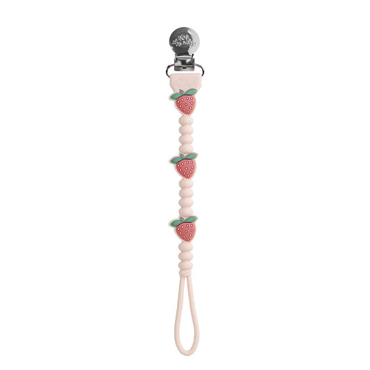 Strawberry Pacifier Clip