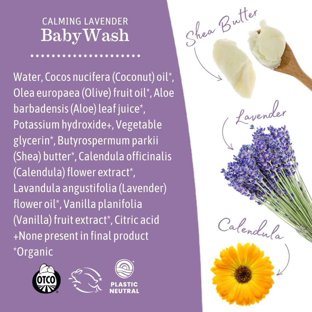 Calming Lavender Castile Baby Wash