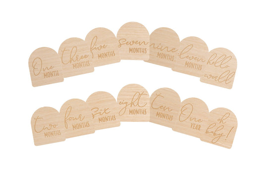 Arch Milestone Props, Baby Nursery Decor - Baby Blossom Company