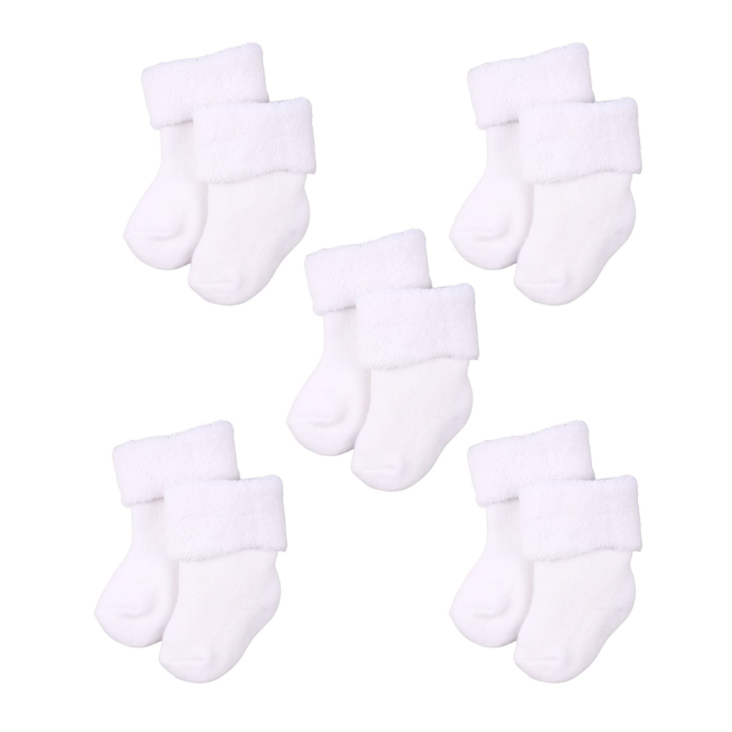 Baby Blossom 5-Pack Knit Infant Socks - Baby Blossom Company