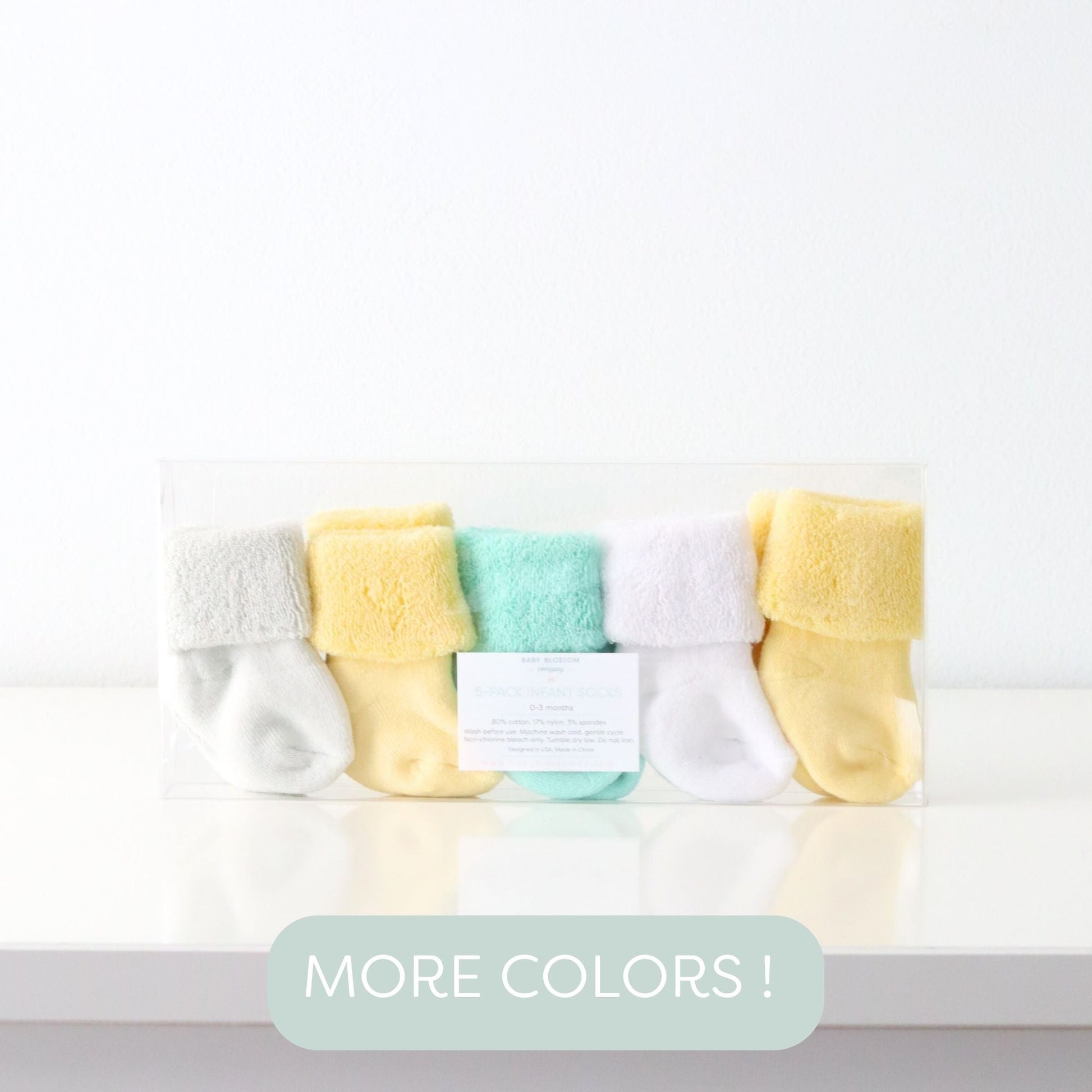 Baby Blossom 5-Pack Knit Infant Socks - Baby Blossom Company