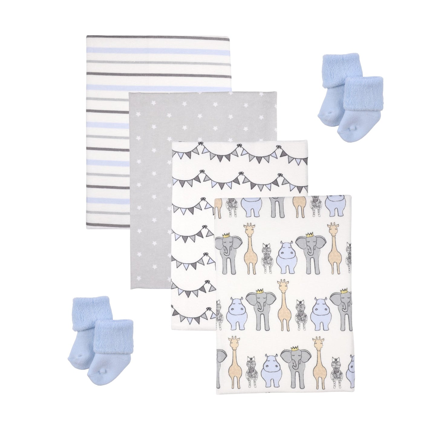 Baby Boy Cupcake Set - Royal Safari - Baby Blossom Company