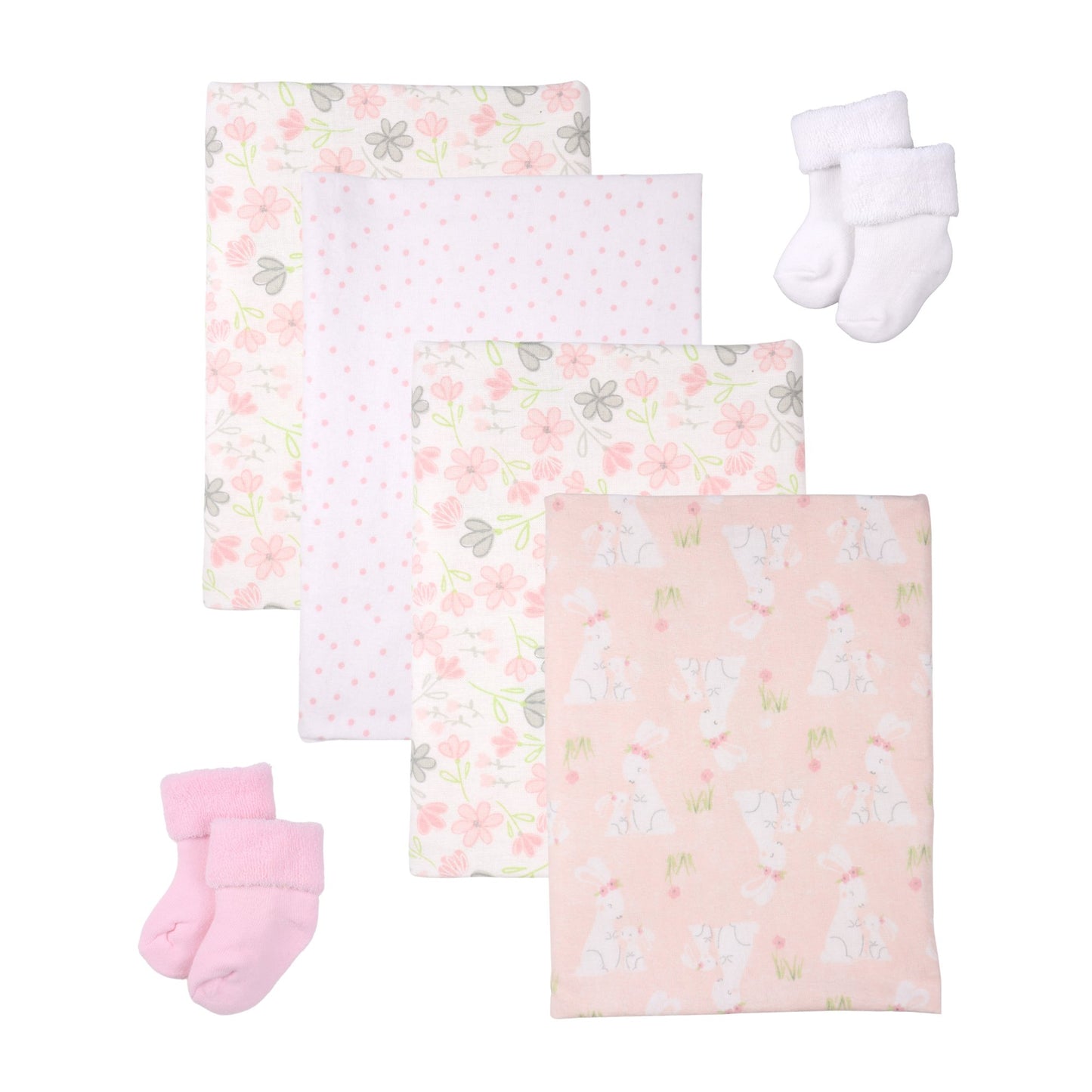 Baby Girl Cupcake Set - Bunny - Baby Blossom Company