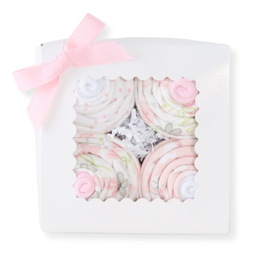 Baby Girl Cupcake Set - Bunny - Baby Blossom Company