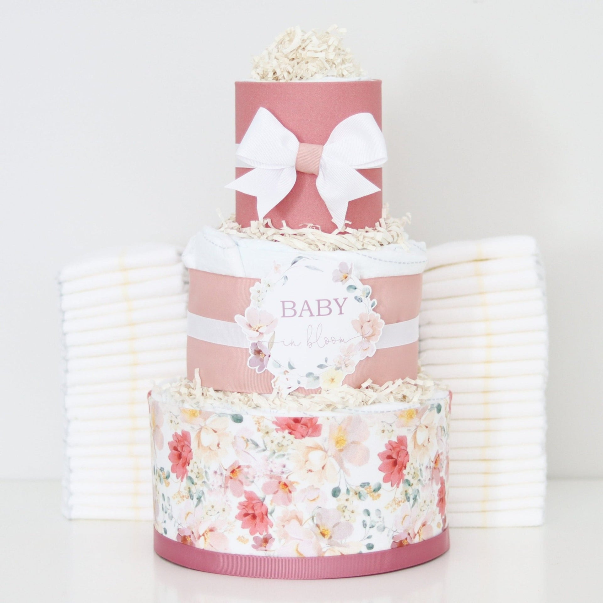 Baby in Bloom Diaper Cake