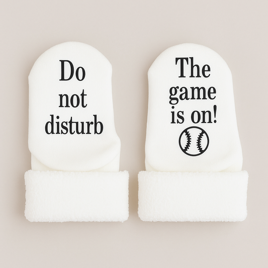 Do Not Disturb Baseball Socks