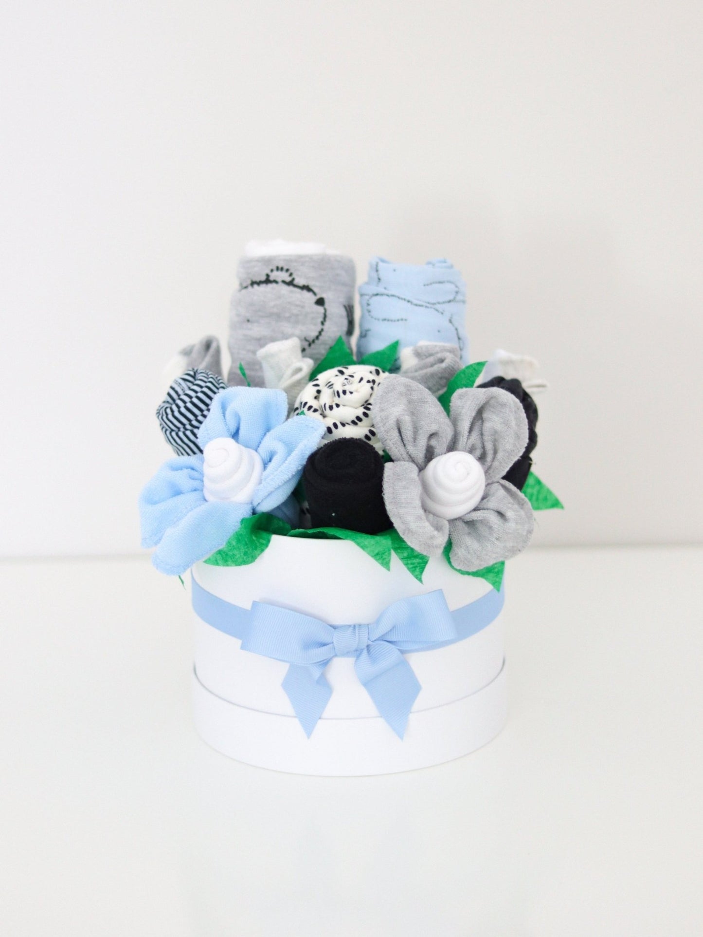 Bear Cub Baby Gift Box Bouquets - Baby Blossom Company