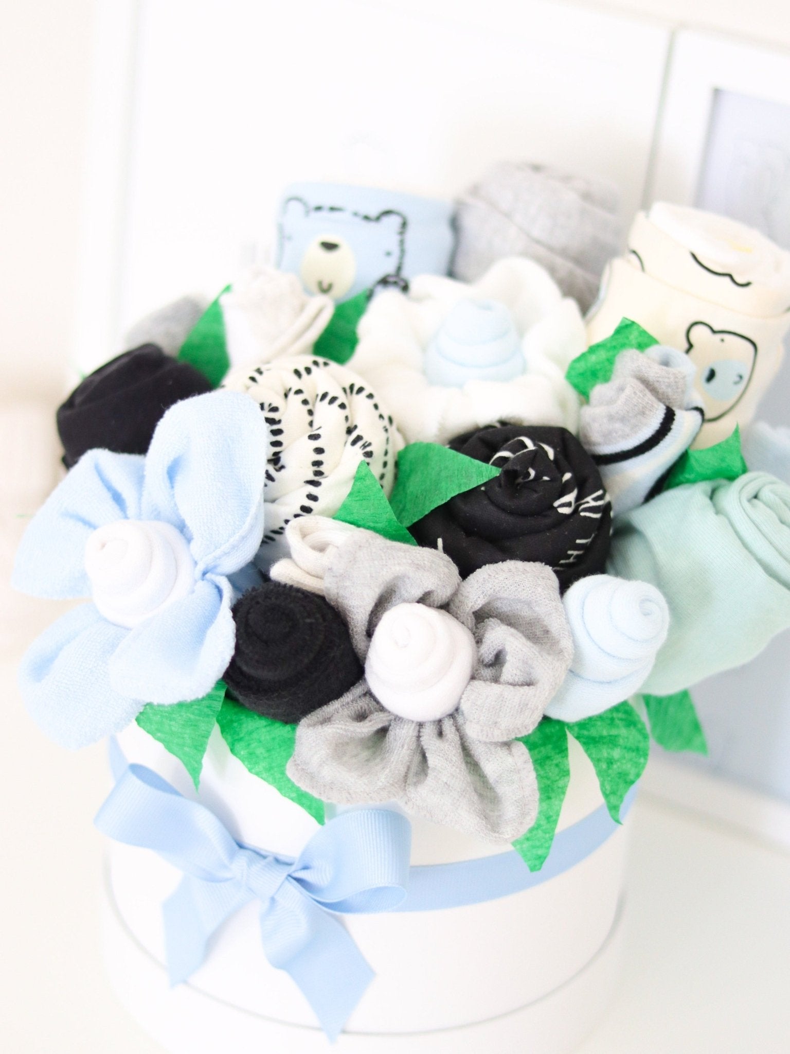 Bear Cub Baby Gift Box Bouquets - Baby Blossom Company