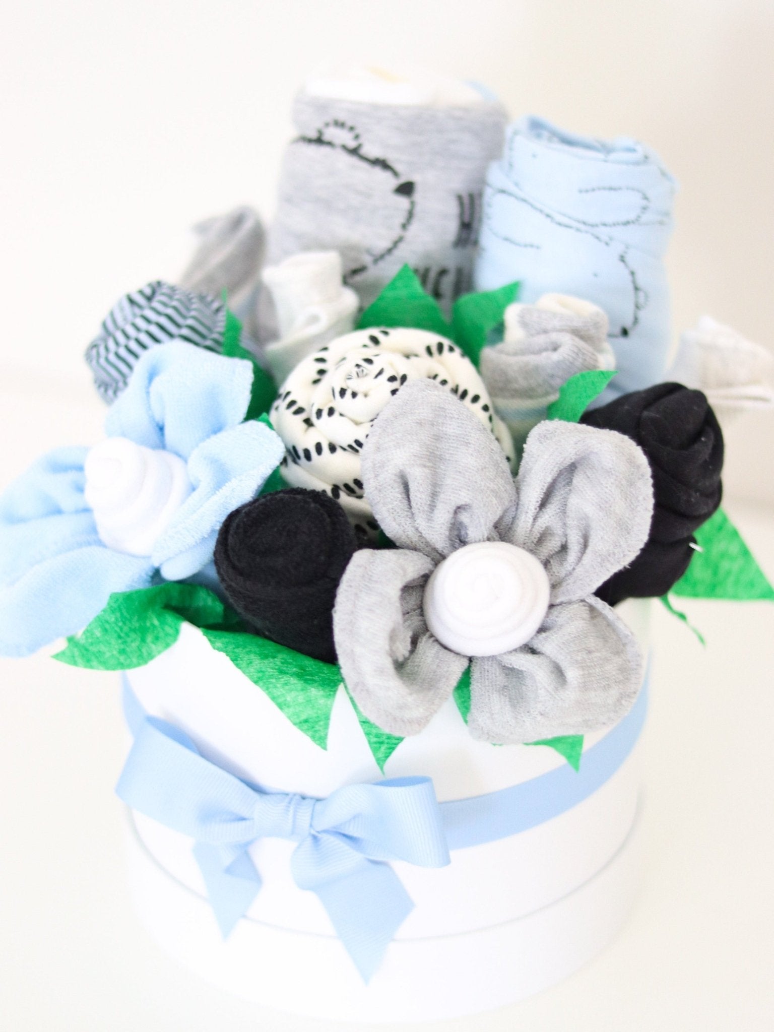 Bear Cub Baby Gift Box Bouquets - Baby Blossom Company