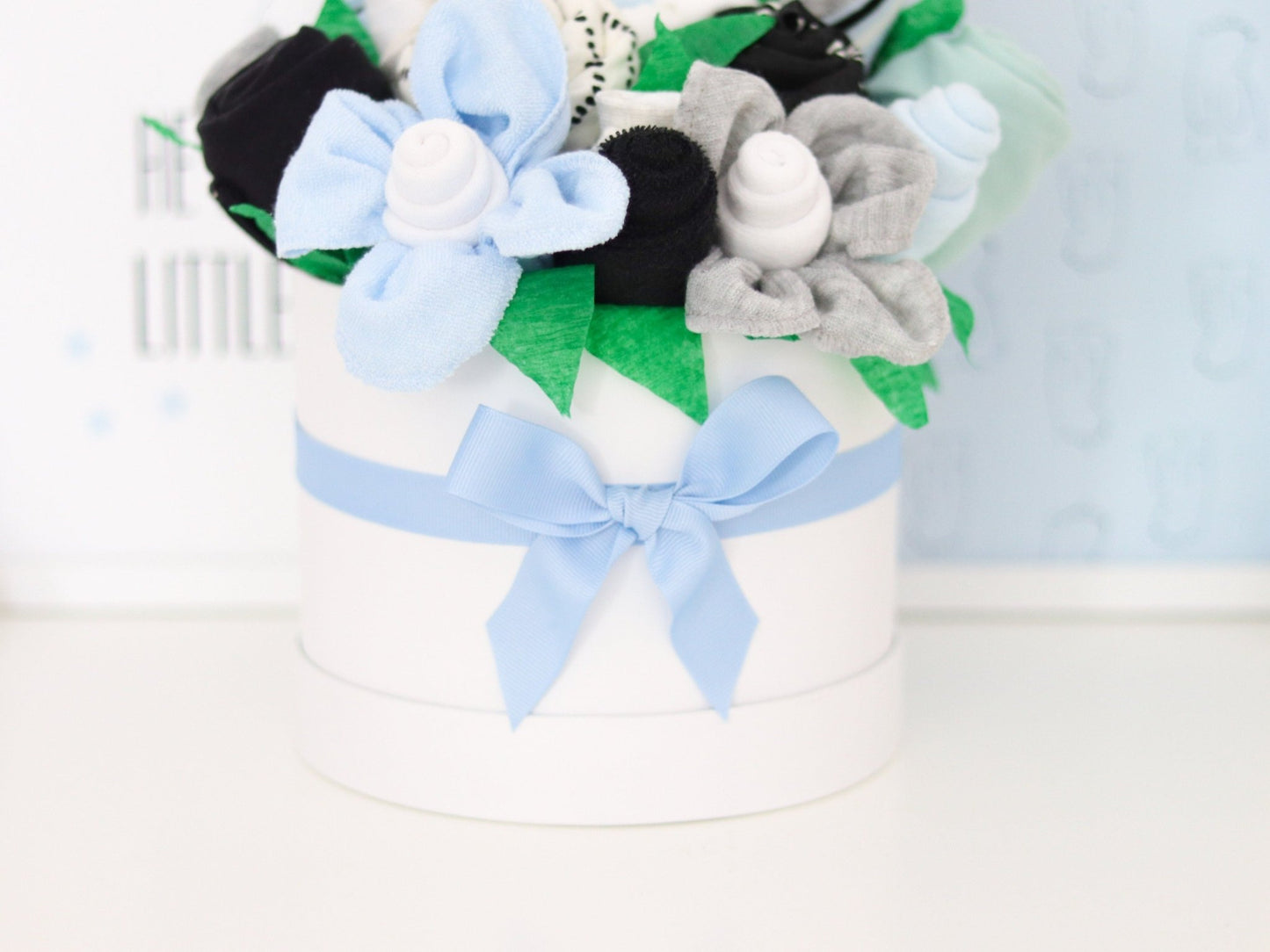 Bear Cub Baby Gift Box Bouquets - Baby Blossom Company