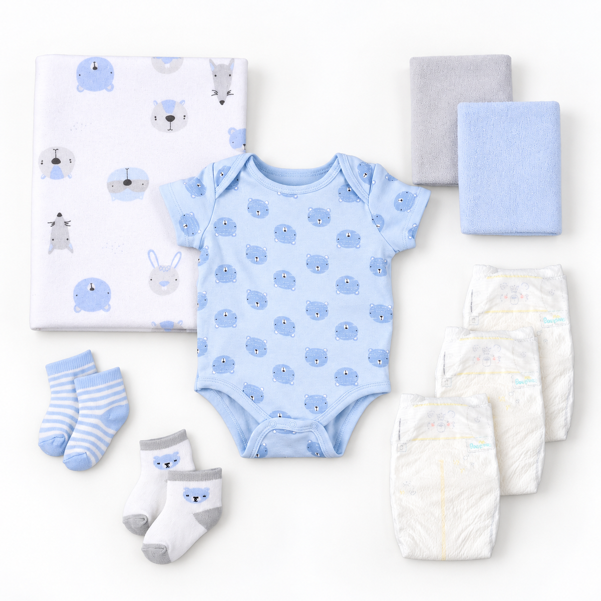 BBco. Cub Baby Boy Gift Set