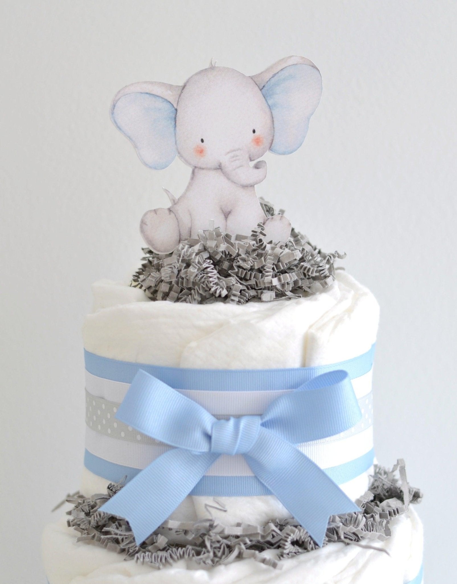 Blue Little Peanut Diaper Cake Kit - Baby Blossom Company