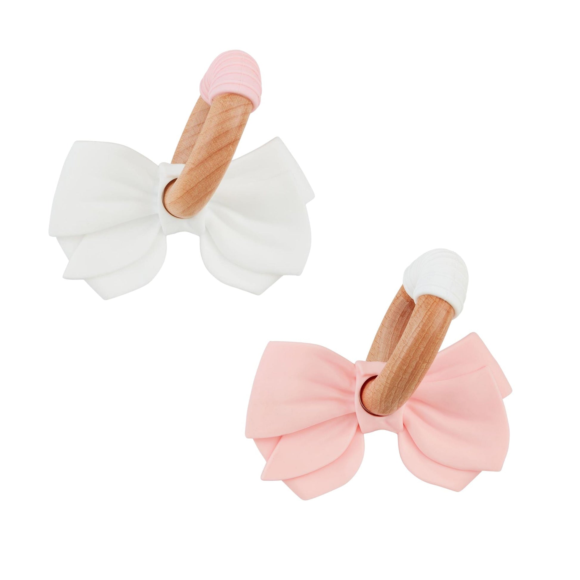 Bow Silicone Teethers - Baby Blossom Company