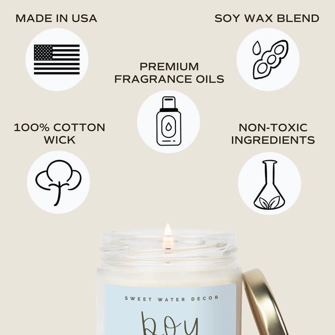 Boy Mom Candle - Baby Blossom Company