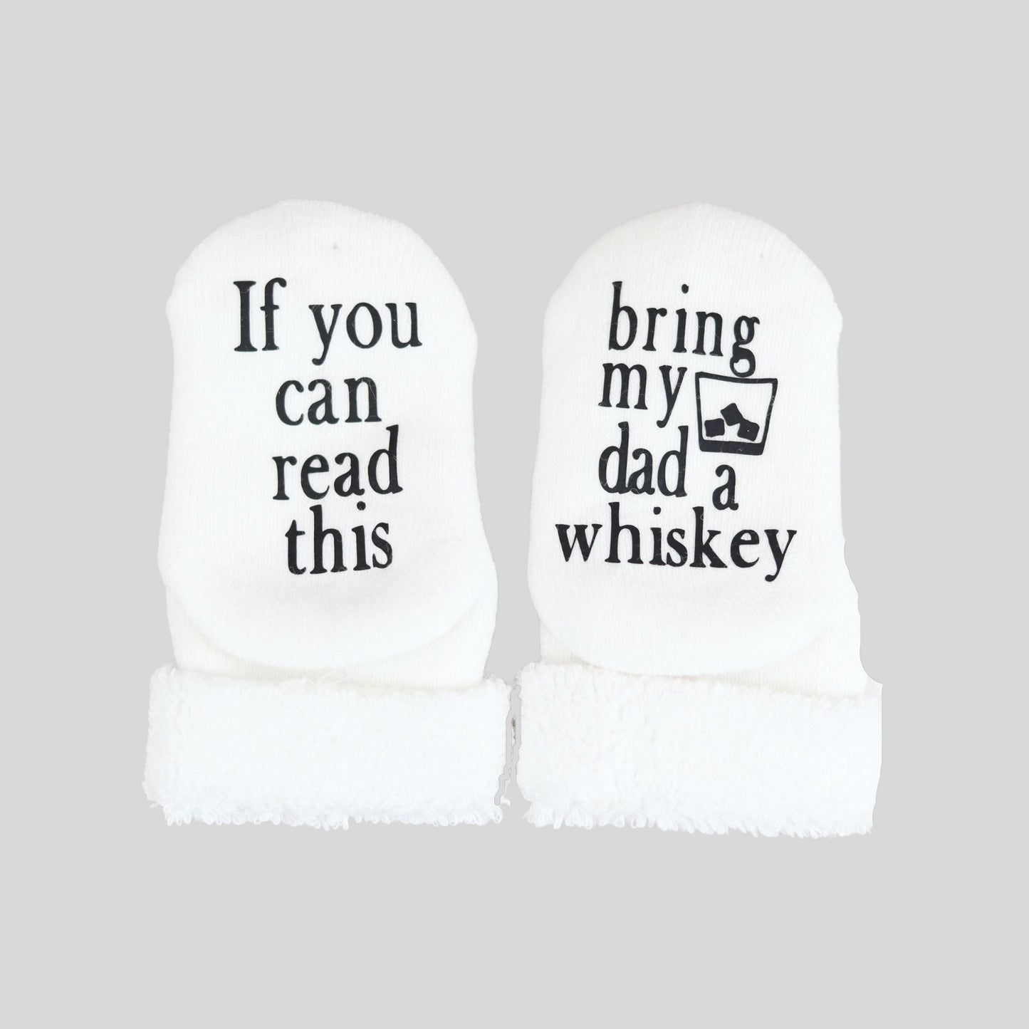 Bring My Dad a Whiskey Socks - Baby Blossom Company