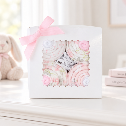 Baby Girl Cupcake Set - Bunny